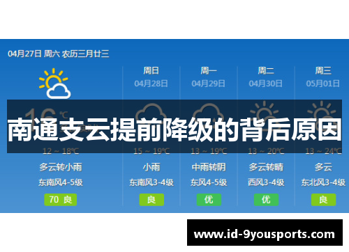 南通支云提前降级的背后原因